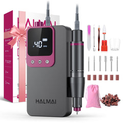 Halmai electric nail drill 40k rpm for fast filing