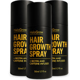 HALOGROW bottle and spray head for easy scalp treatment