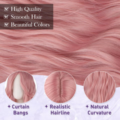 Haloo synthetic wig ready to wear for parties, cosplay, or daily wear.