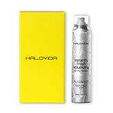 HALOVIDA champu en seco envase aplicacion: refresca entre lavados con aplicación rápida.