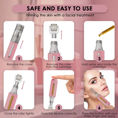 HAMINOS Derma Roller for facial use improves ingredient delivery