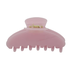 Hana Mia luxury pink claw clip with secure daily hold.