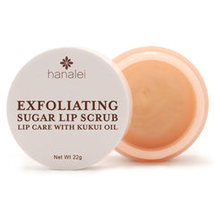 Hanalei exfoliante de labios con azúcar de caña hawaiano para suavidad