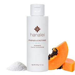 Hanalei polvo de papaya, limpiador facial 60 g para uso diario.