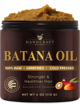 Handcraft Blends Aceite Batana Crudo en botella para nutrición capilar.