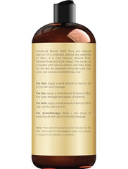 Handcraft Blends Apricot Kernel Oil pour showing easy application and quick absorption