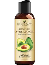 Handcraft Blends Avocado Oil bottle pour for skin and hair care.