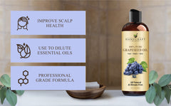 Handcraft Blends Grapeseed Oil massage for soothing skin.