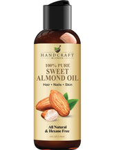 Handcraft Blends Sweet Almond Oil 4oz bottle for skin and hair hydration