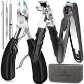 HANDWENG large podiatrist toenail clipper trimming thick nails for relief and control.
