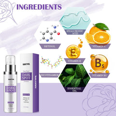 Sérum HANYWIL con vitamina C estable para un tono más uniforme.