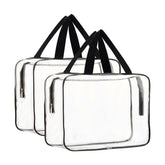 HAOGUAGUA clear tote bag 2-piece view highlighting quick item finding.