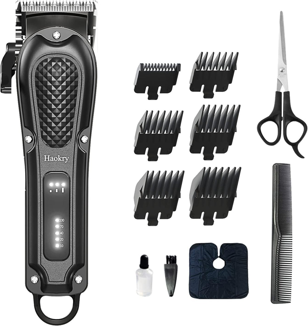 Haokry hair clippers front view for precise at-home haircuts