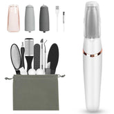 Haootadiy electric foot callus remover in unboxing view for at-home care