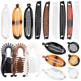 Hapdoo banana clip large hair clip for voluminous styles and secure all-day hold