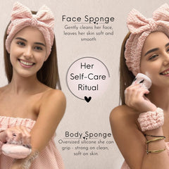 Happy Lolli Power Shower Gift Set wristbands add practical dorm-use accents.