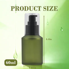 Happyupcity 60ml glass bottle with travel-cap ready for on-the-go use