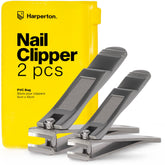 Harperton Ultra Sharp Nail Clippers Set front view for precise, clean cuts.