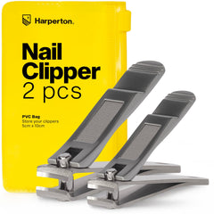 Harperton Ultra Sharp Nail Clippers Set front view for precise, clean cuts.
