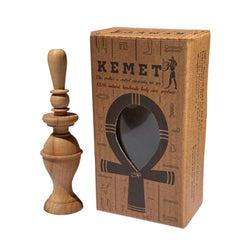 HARRAZ Kemet eyeliner powder packaging with pharaoh motif for daily wear