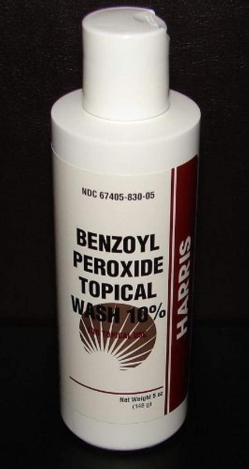 Harris Pharmaceuticals Benzoyl Peroxide 10% Acne Wash: frasco enfocado para uso diario de limpieza facial