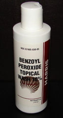 Harris Pharmaceuticals Benzoyl Peroxide 10% Acne Wash: frasco enfocado para uso diario de limpieza facial