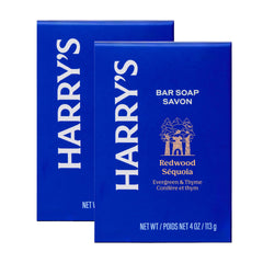 Harry's Redwood. Barra de jabón para hombre con espuma cremosa para piel suave y limpia.