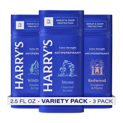 Harry's desodorante extra-fuerza barra blanca se desliza suave y mantiene frescura.