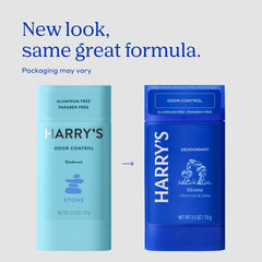Aplicación suave de la barra de Harry's, sin residuos pegajosos.