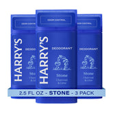 Harry's desodorante fragancia Piedra en empaque elegante, protección diaria.