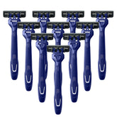 Harry's disposable razors 10-count pack for easy travel grooming.