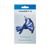 Harry's disposable razor close-up with 3 blades and lubricating strip for a smooth shave