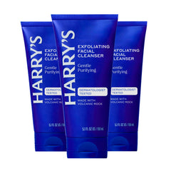 Harry's Exfoliating Face Wash bottle with volcanic rock exfoliant for refreshed skin
