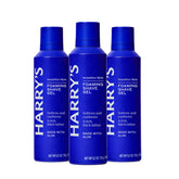 Harry's Foaming Shave Gel bottle pour demonstrates easy application for a smooth shave