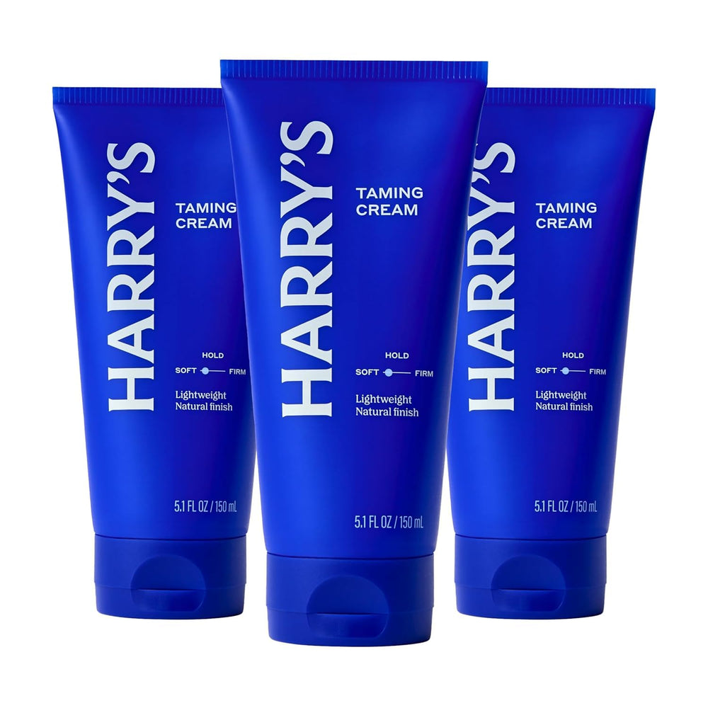 Harry's Hair Taming Cream front view for smooth, controlled styling