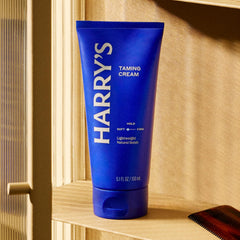 Harry's Hair Taming Cream 3-pack packaging highlights value