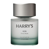 Harry's Kin bottle front view, showcasing a refined floral musk scent for daily wear.