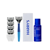 Harry's Original shave kit with Truman handle for precise, comfortable facial shaving.