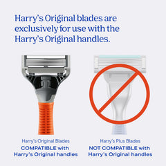 Five-blade refills delivering even pressure during shaving
