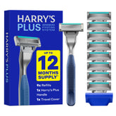 Harry's Plus Tide metal handle with a weighted grip