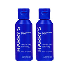 Harry's Post-Shave Balm aloe bottle providing soothing hydration after shaving