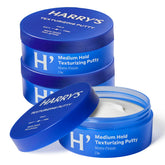 Harry's Texturizing Putty packaging variation showing compact travel packaging for on-the-go styling.