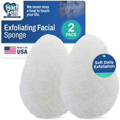 HartFelt doble esponja rostro: limpieza suave y efectiva para el día a día.