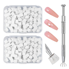 Hasakhi ombre sponge shows seamless gradient for professional nail art.