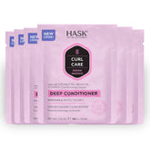 HASK Curl Care mascarilla profunda en envase define rizos con suavidad.