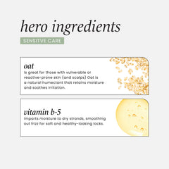 Fórmula hipoalergénica de HASK con pro‑vitamina B5 para hidrátaion suave.