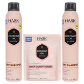 Kit de HASK champu seco duo 4.3oz: refresca raíces y aporta cuerpo.