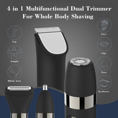 Hatteker dual-head trimmer efficiently handles large-area grooming
