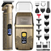 Hatteker professional clipper with guide combs for precise home grooming