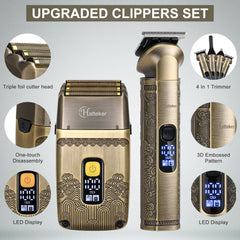Hatteker T-blade zero-gap trimmer for detailed edge work